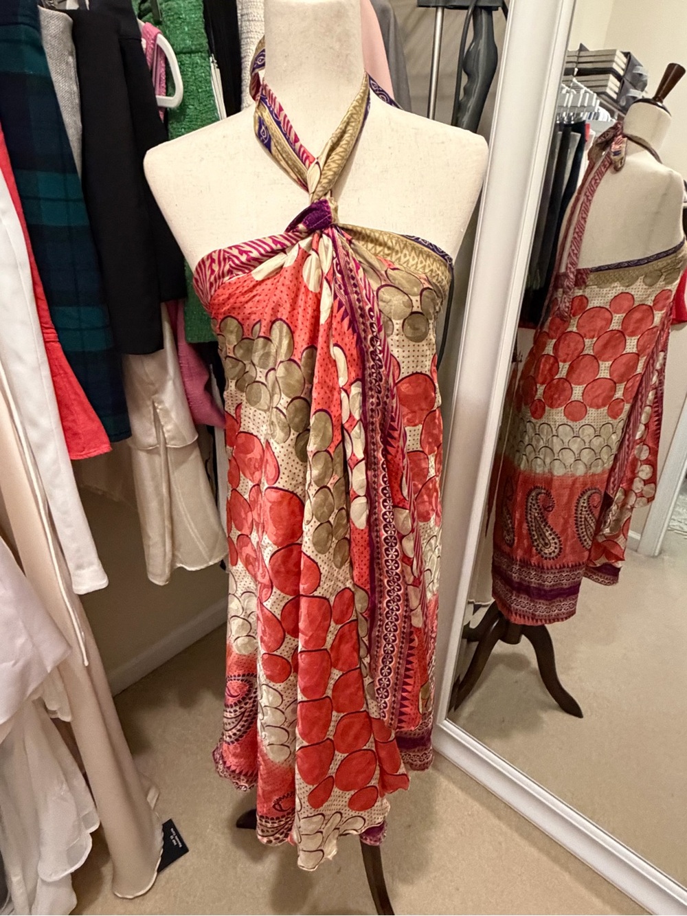 70% Silk Multiway Infinity Wrap Dress / Skirt | Made in India